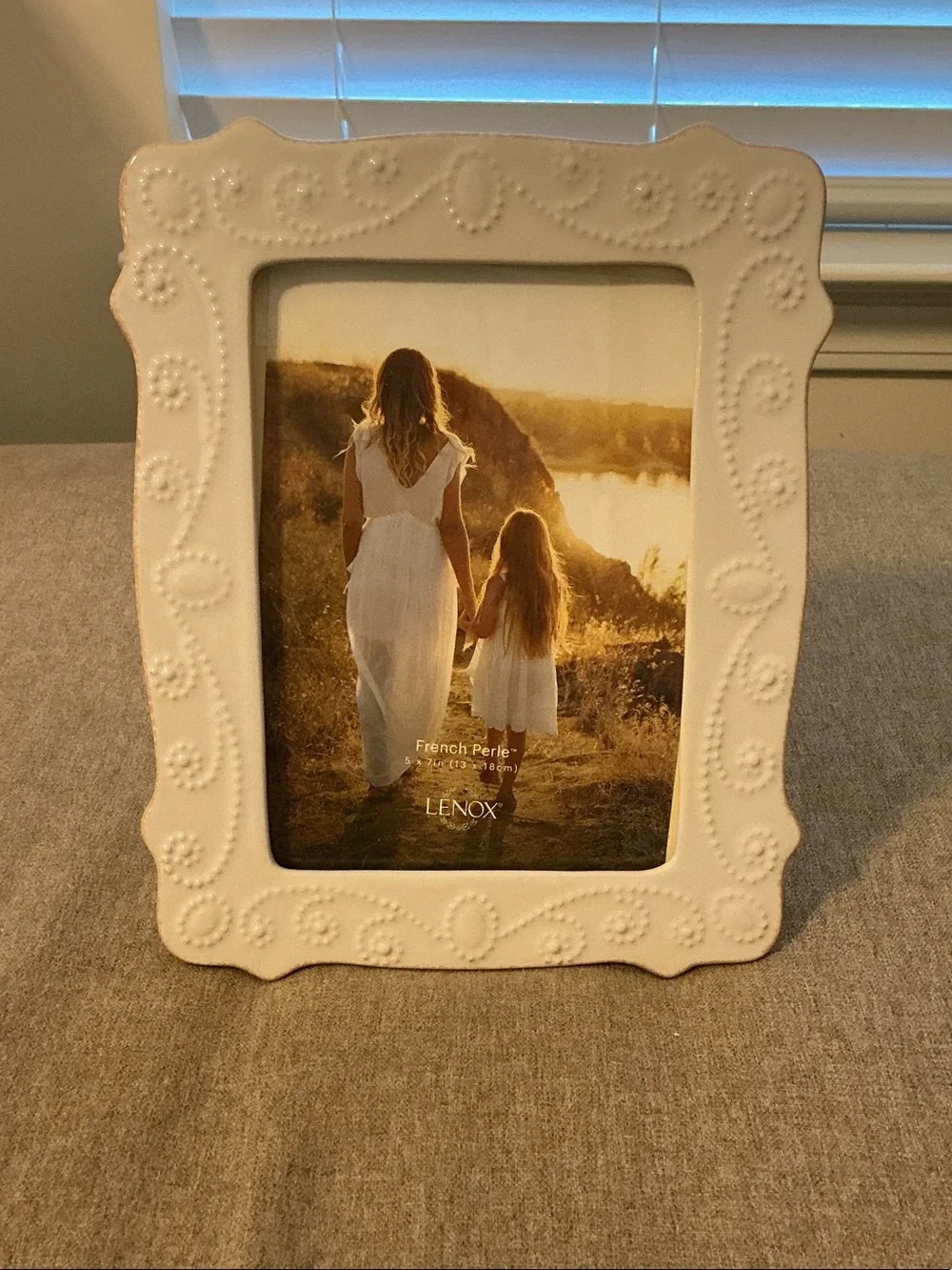 Lenox French Perle 5 x 7 Marco Frame- Brand New in Box
